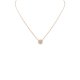 Brass Disc Monogram Necklace