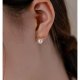 925 Sterling zinc Pearl Stud Earrings