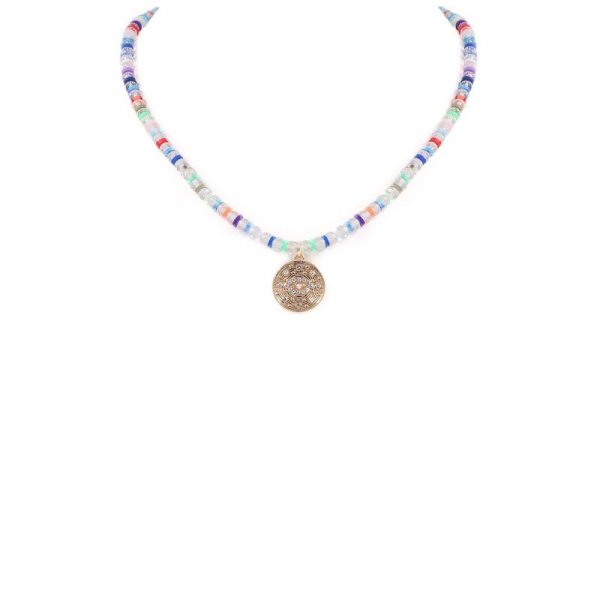 Faceted Bead Necklace
