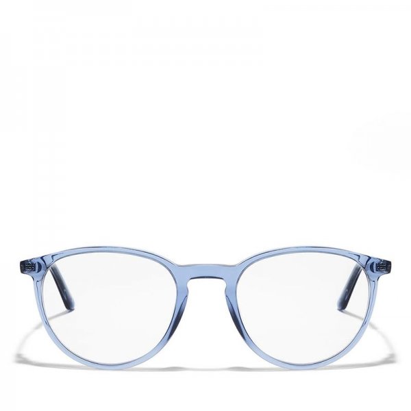 Round Glasses in Metal + Acetate