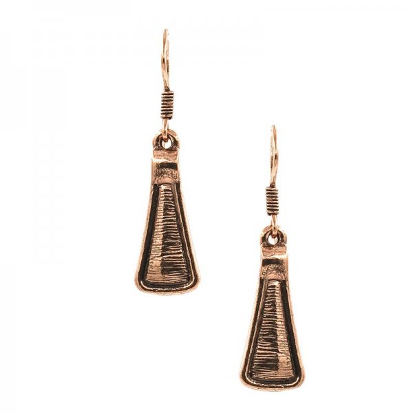 Hammered Metal Pendant Necklace Set