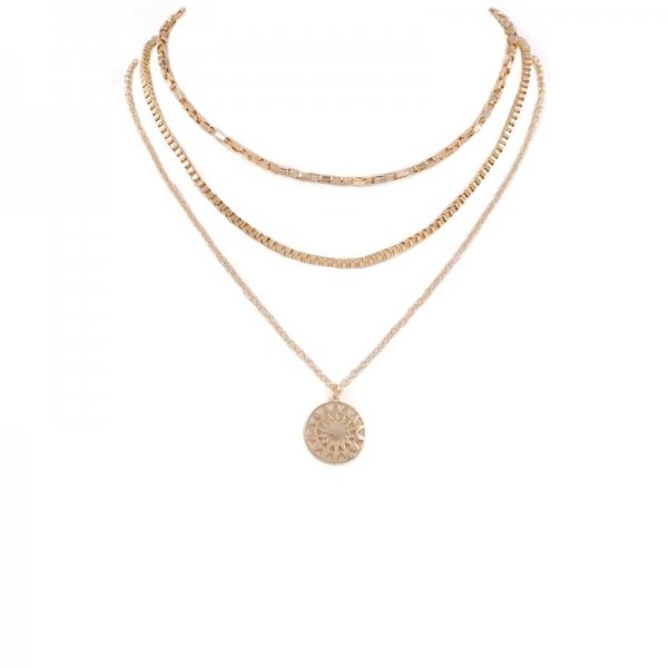 Metal 3 Piece Necklace Set