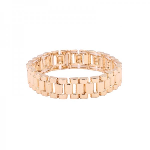 Metal Chain Stretch Bracelet